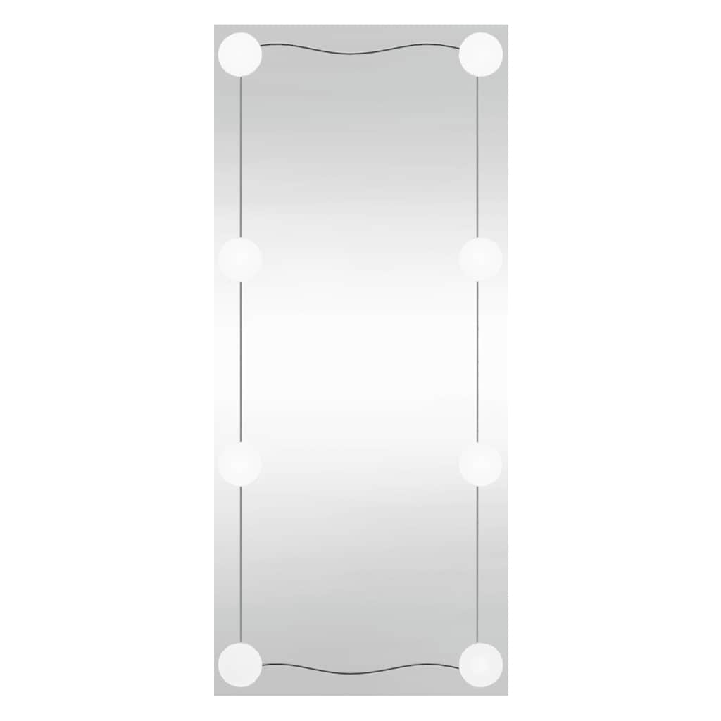 Miroir mural Vidaxl avec LEDS Verre rectangulaire 50x100 cm