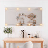 Miroir mural Vidaxl avec LEDS Verre rectangulaire 50x100 cm