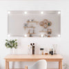 Miroir mural Vidaxl avec LEDS Verre rectangulaire 50x100 cm