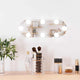 Miroir mural Vidaxl avec LED Verre ovale de 15x40 cm