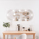 Miroir mural Vidaxl avec LED Verre ovale de 25x60 cm