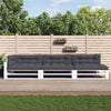 Coussins de palette vidaxl 7 st tissu anthracite -colored