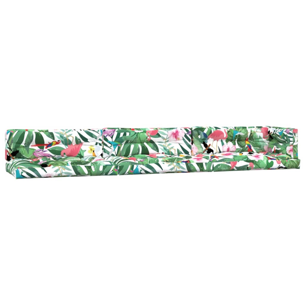 Coussins de palette vidaxl 7 st tissu multi-colorants