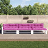Coussins de palette vidaxl 7 st tissu rose