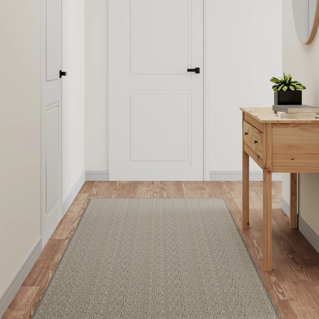 Vidaxl Carpet Runner 80x150 cm Sisal-look taupe
