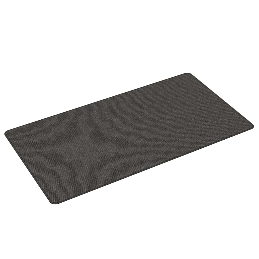 Vidaxl tapis coureur sisal look 80x150 cm de couleur anthracite