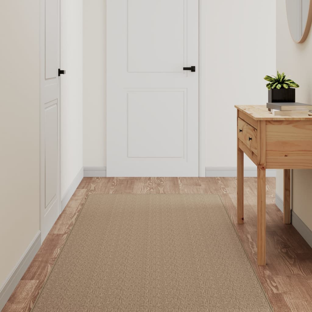 Vidaxl Carpet Runner 80x300 cm sisal look sable