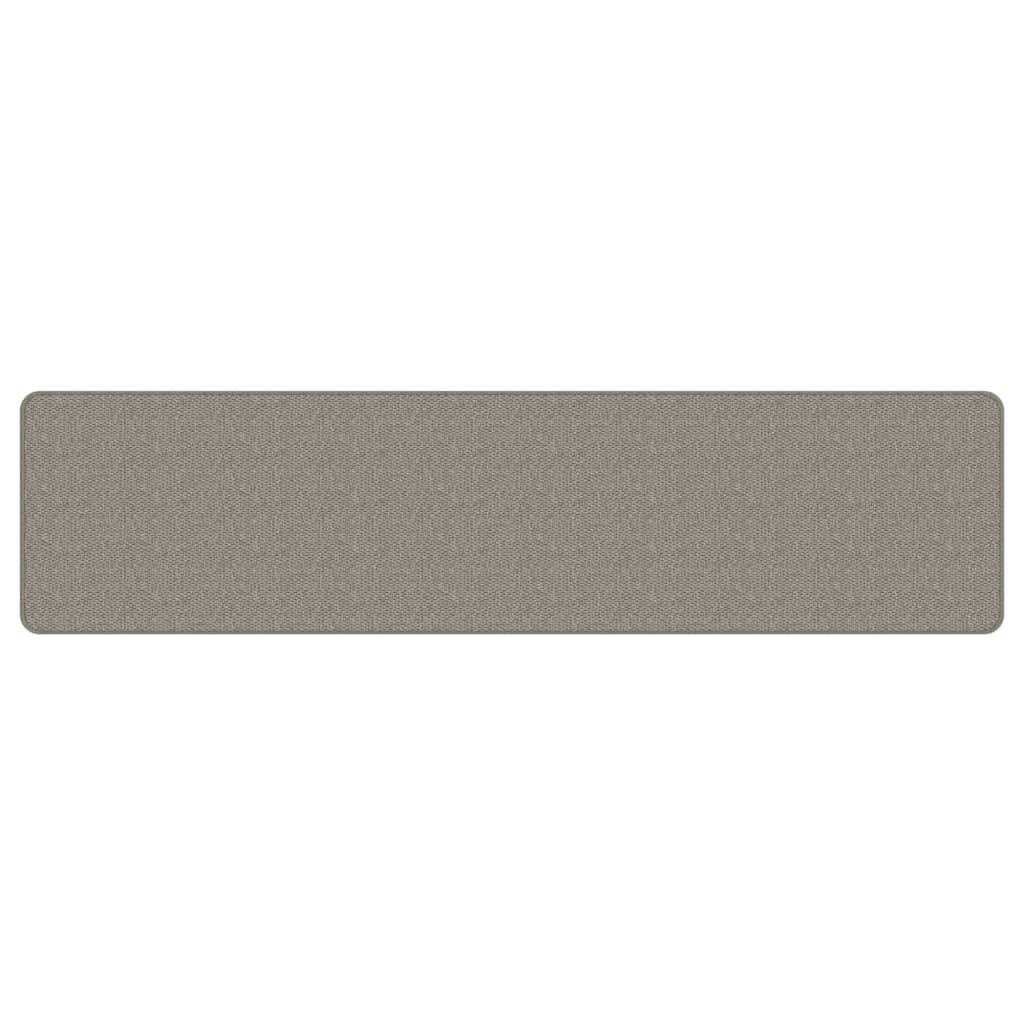 Vidaxl Carpet Runner 50x200 cm Sisal Look Silver Colored