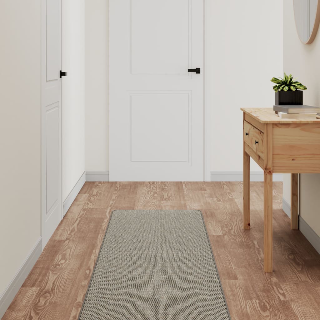 Vidaxl Carpet Runner 50x300 cm Sisal Look Silver Colored