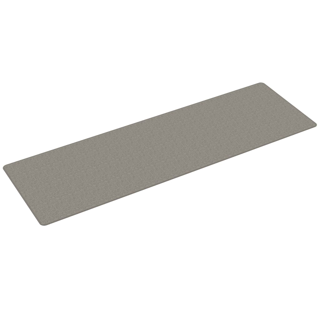 Vidaxl Carpet Runner 80x250 cm Sisal Look Silver Colored