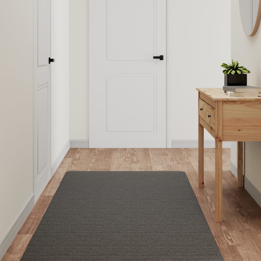 Vidaxl tapijtloper 80x180 cm anthracite -colored