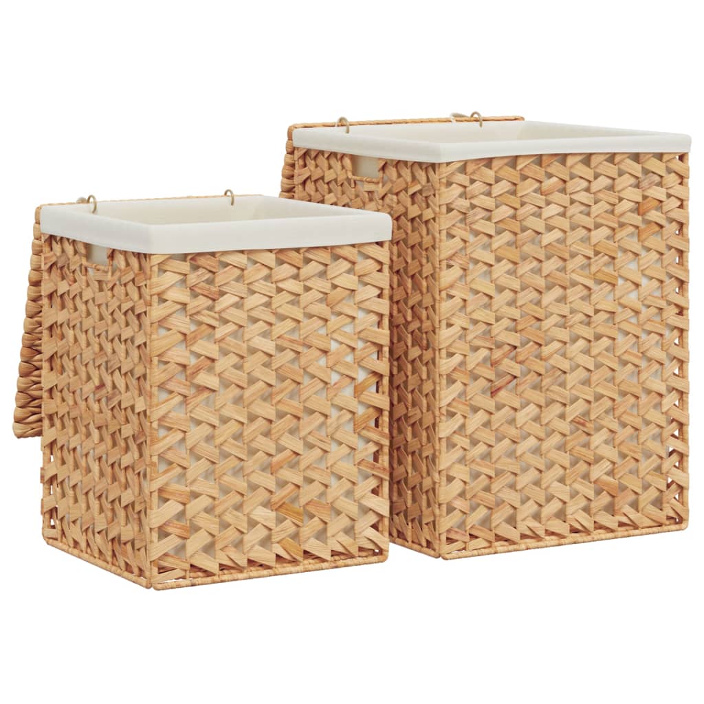 Vidaxl Laundry Paniers 2 ST Waterhyacint
