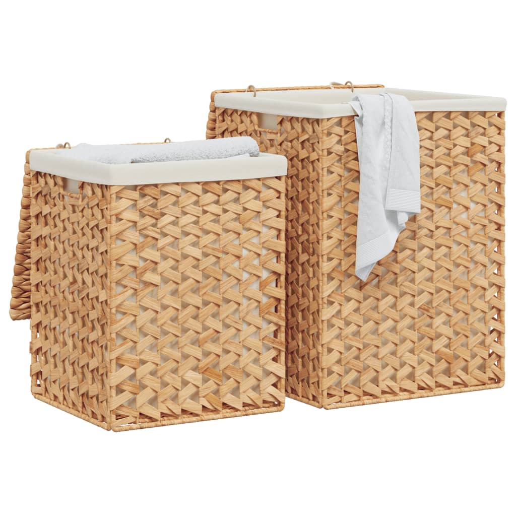Vidaxl Laundry Paniers 2 ST Waterhyacint