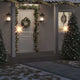 Vidaxx lumières de Noël avec piquet et LED 3 pcs 57 cm blanc