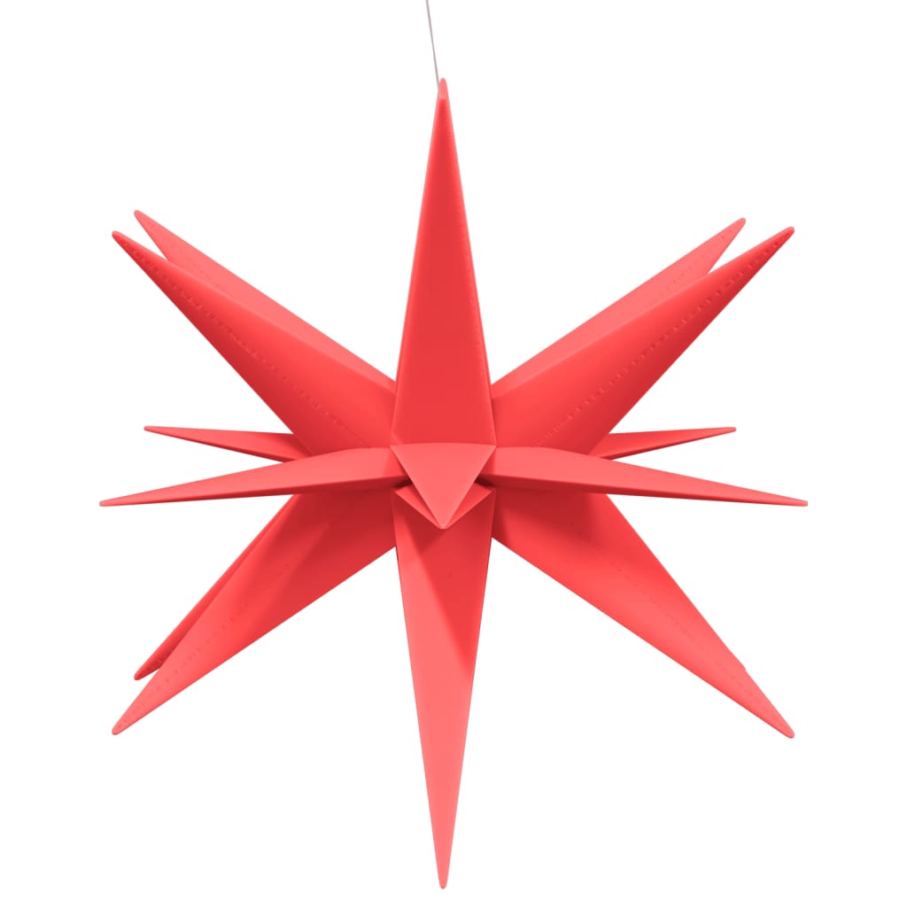 Lampes de Noël Vidaxl avec LEDS 3 PCS Pliant 100 cm de rouge