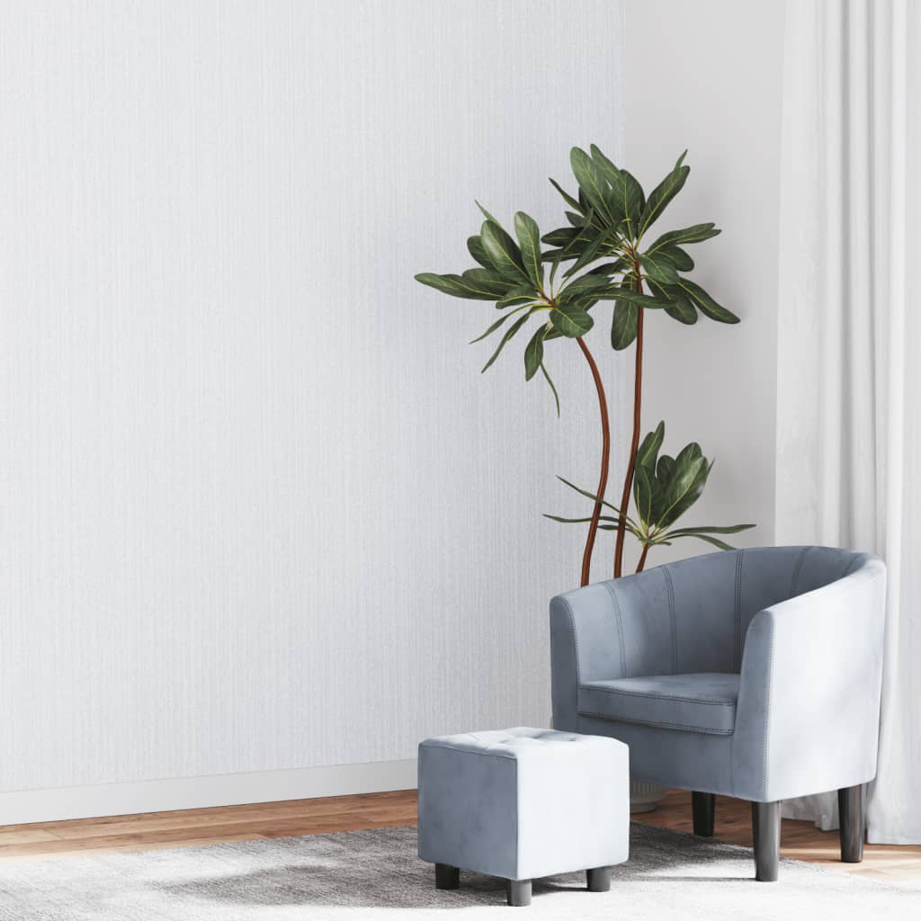 Vidaxl Fore's Wallpaper 3D PLAIN 10x0,53 m gris