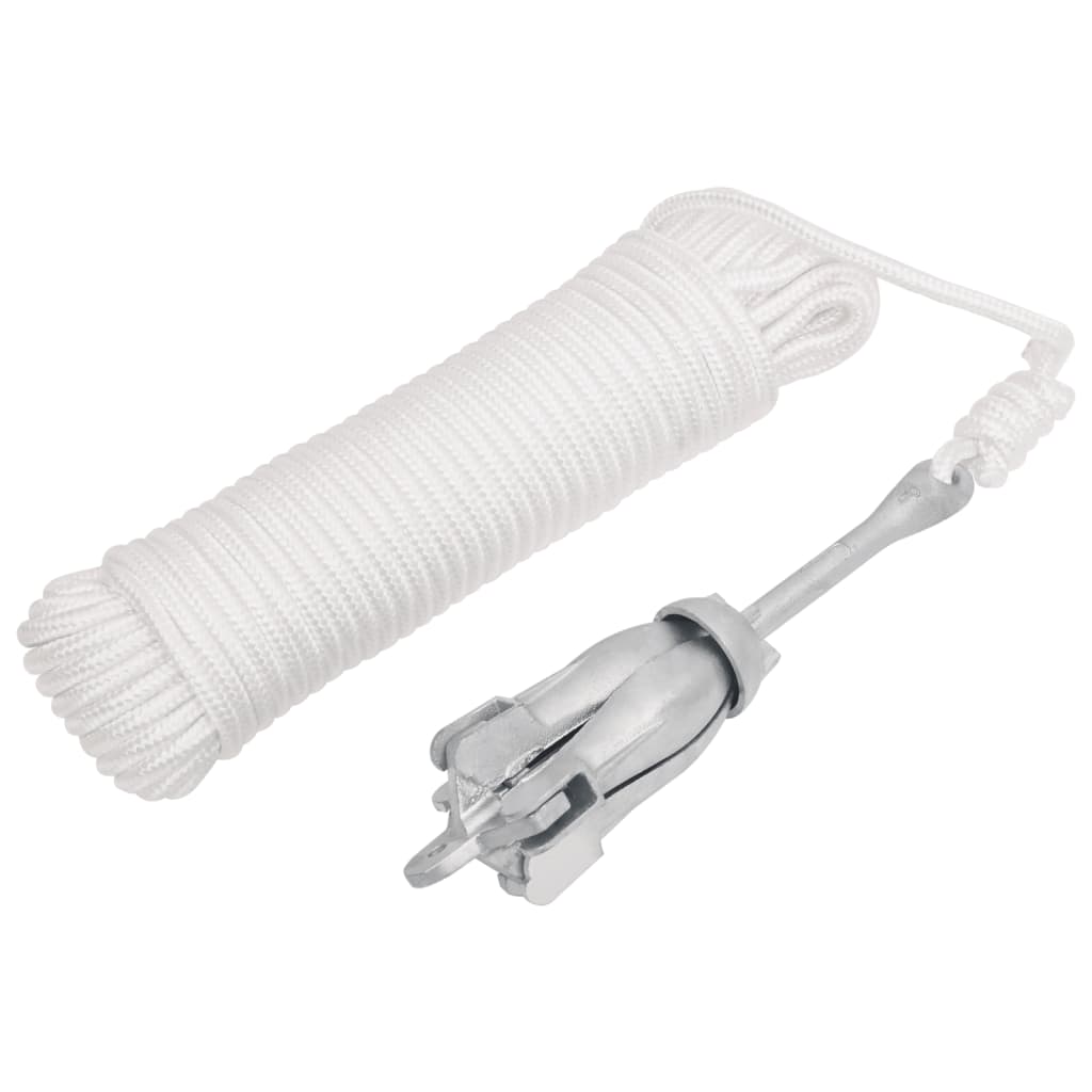 Vidaxl avec corde pliable 1,5 kg de fonte en fer forgé de couleur