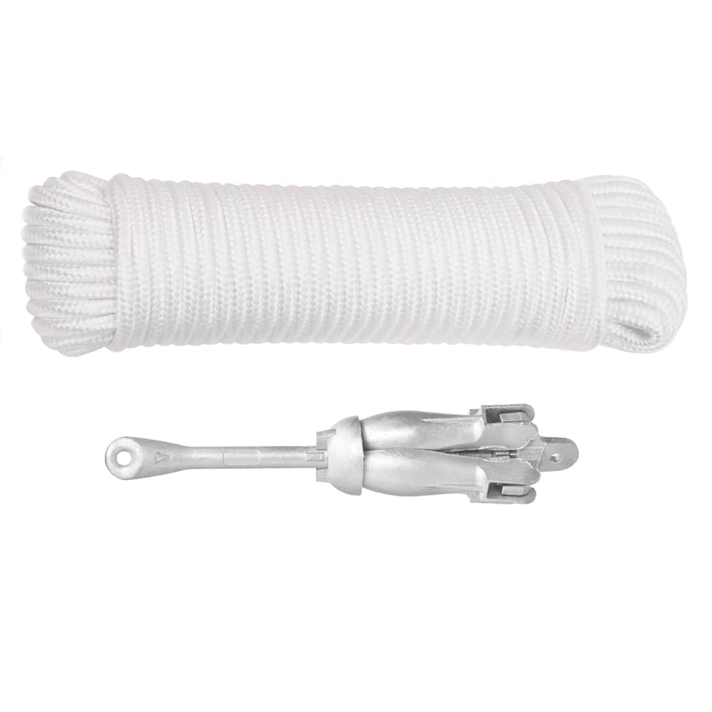 Vidaxl avec corde pliable 1,5 kg de fonte en fer forgé de couleur