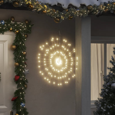 Vidaxl Christmas Lighting Fireworks 8 ST 140 LEDS BLANCS CHAUDS 17 CM