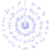 Vidaxl Christmas Lighting Fireworks 8 ST 140 BLUE LEDS 17 cm