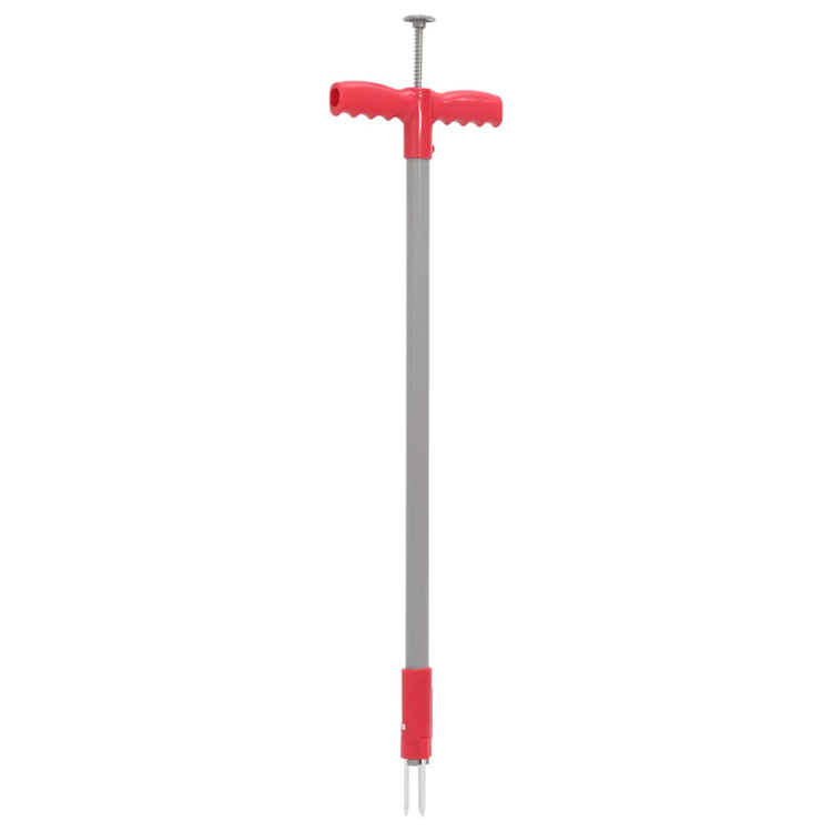 Vidaxl Weed Plug 93,5 cm en poudre en poudre en acier et gris