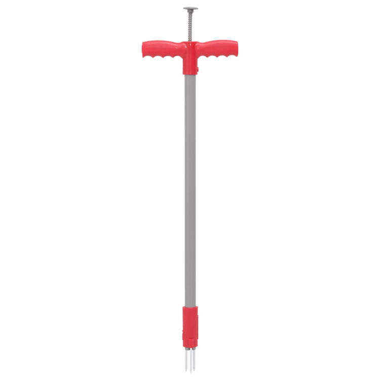 Vidaxl Weed Plug 93,5 cm en poudre en poudre en acier et gris