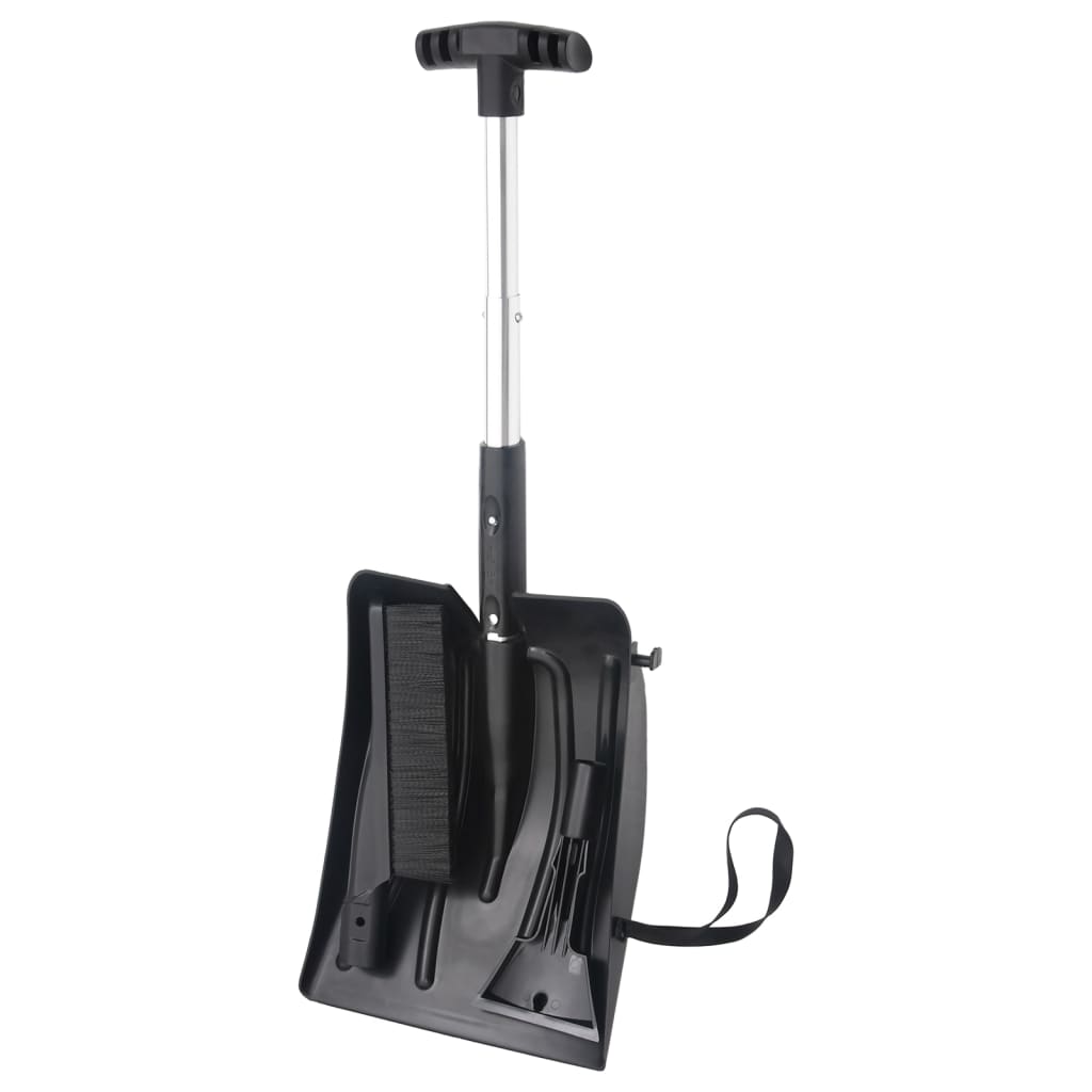 Vidaxl 3-en-1 Snow-Shovel Set Aluminium Black
