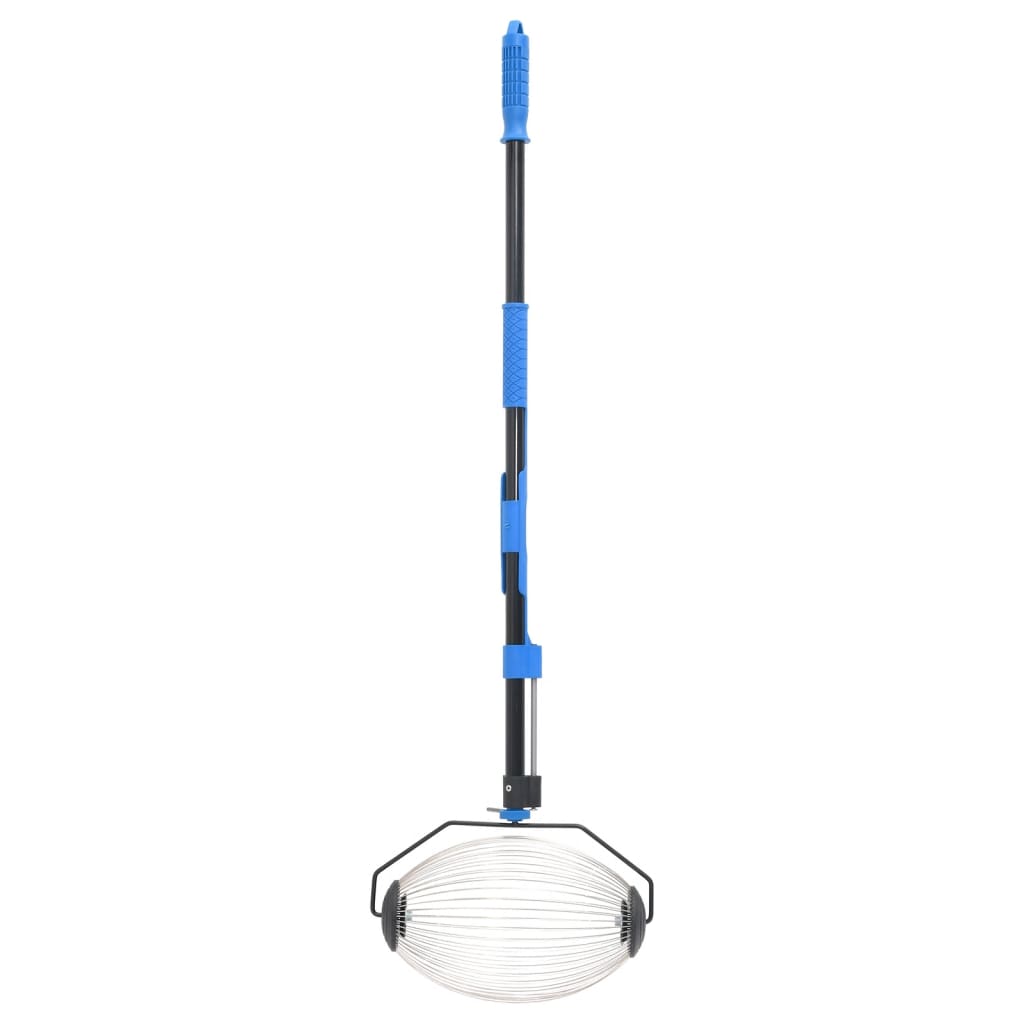 Collecteur d'écrou vidaxl 127 cm en acier bleu