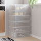 Boîtes de rangement Vidaxl 6 ST Empilable 25 L PLASTIQUE