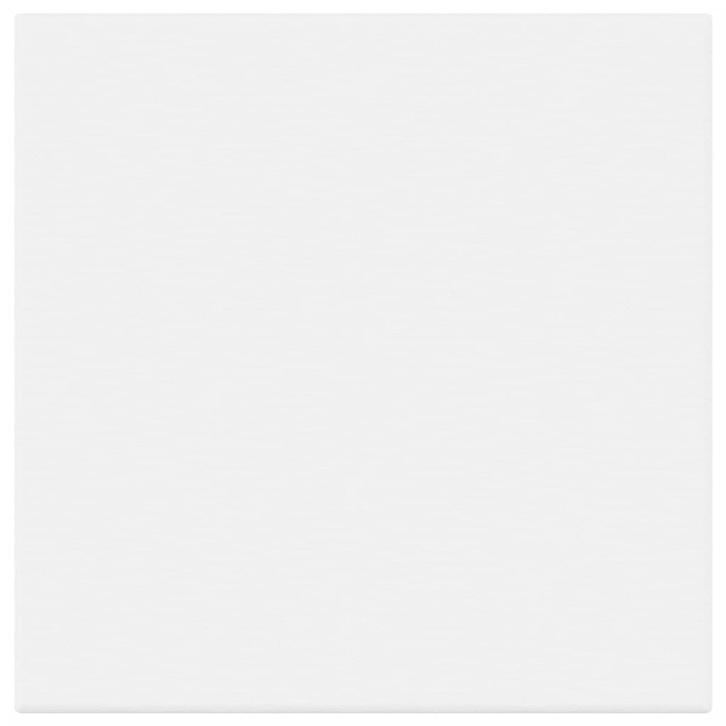 Vidaxl toile en toile 12 st tissu et pin massif blanc