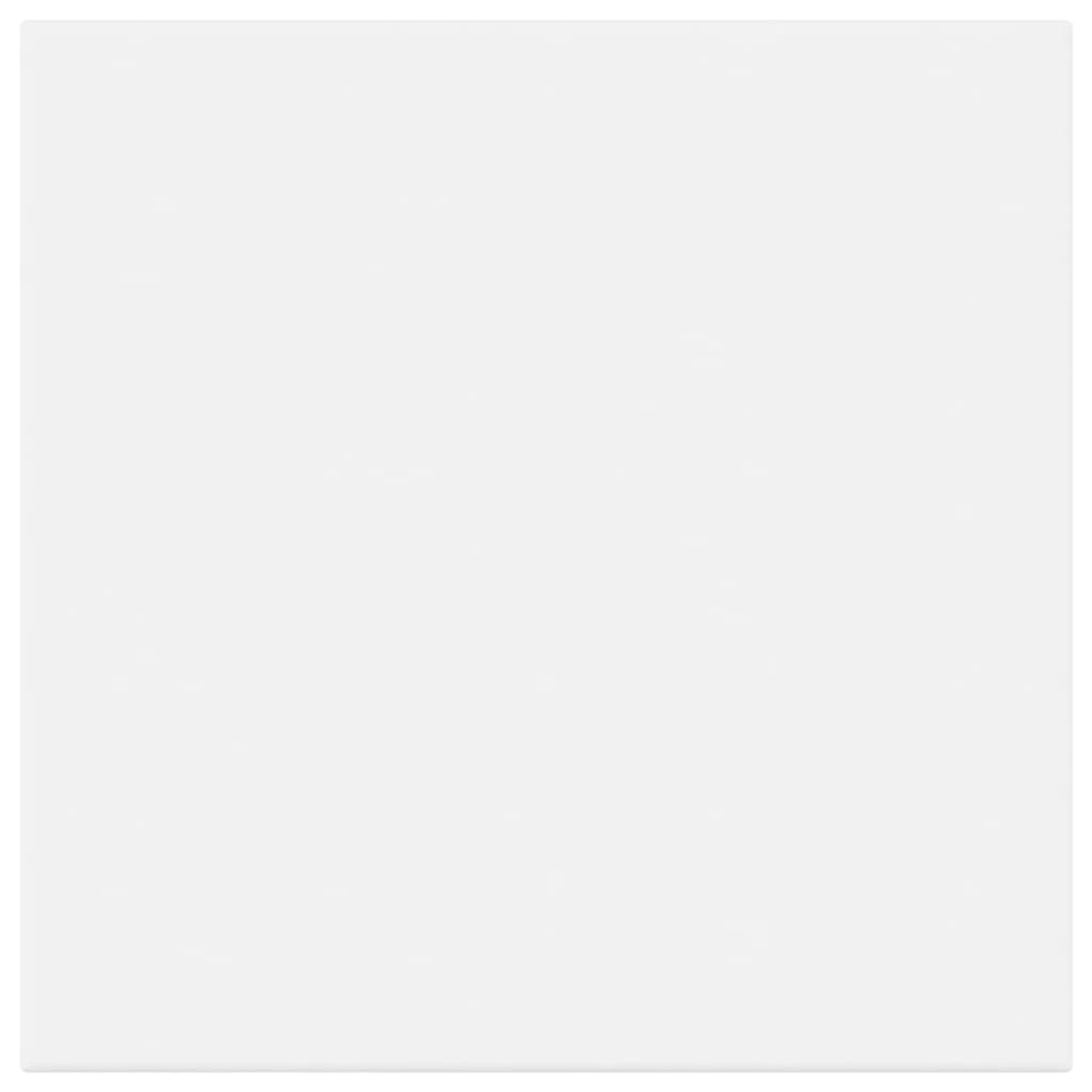 Vidaxl toile en toile 12 st tissu et pin massif blanc