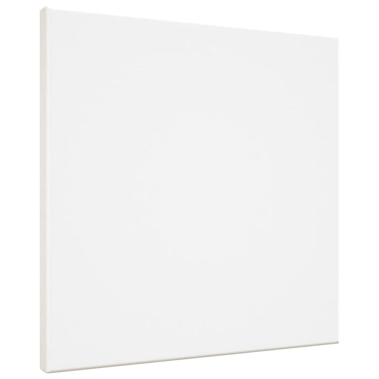 Vidaxl toile en toile 12 st tissu et pin massif blanc