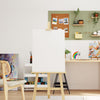 Vidaxl toile en toile 12 st tissu et pin massif blanc