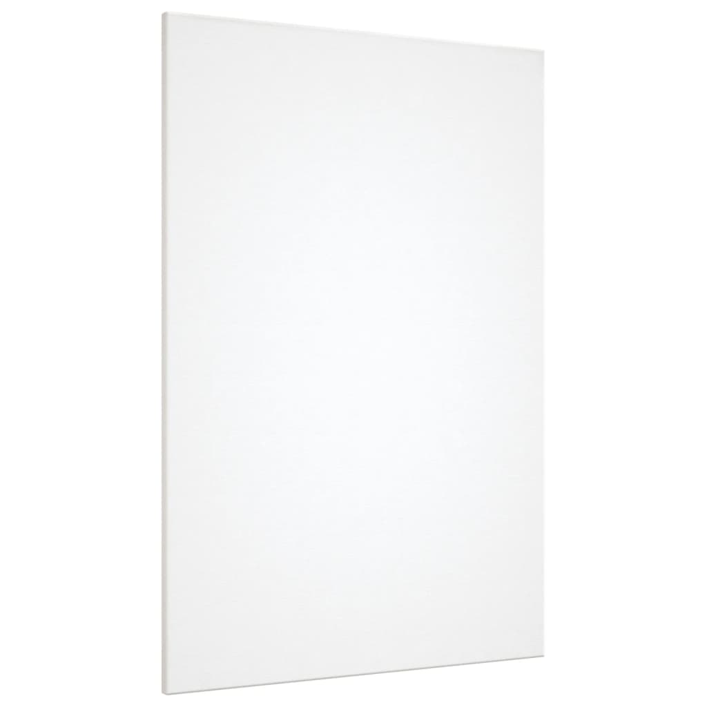 Vidaxl toile en toile 12 st tissu et pin massif blanc
