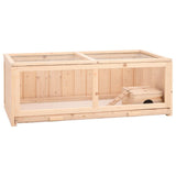 Vidaxl hamsterkooi 104x52x38 cm de bois solide solide - afbeelding 2