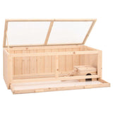 Vidaxl hamsterkooi 104x52x38 cm de bois solide solide - afbeelding 3