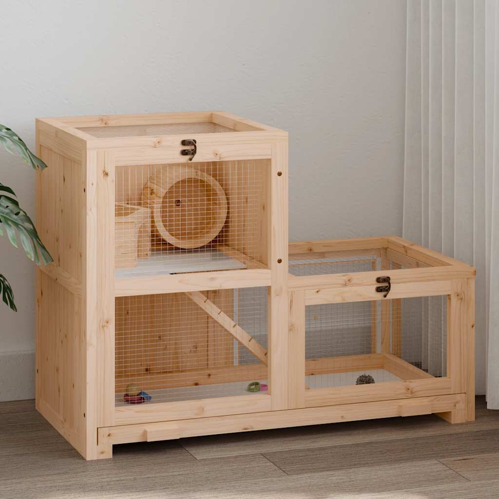 Vidaxl hamsterkooi 81x40x60 cm solide solide