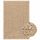 Vidaxl tapis zizur à l'intérieur et à l'extérieur de 120x170 cm de jute