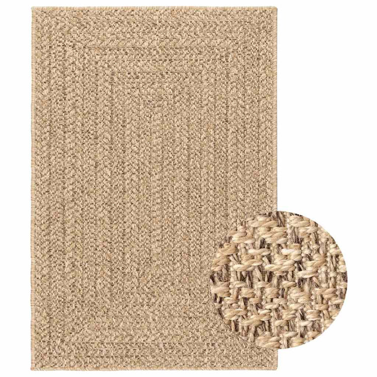 Vidaxl tapis zizur à l'intérieur et à l'extérieur de 140x200 cm