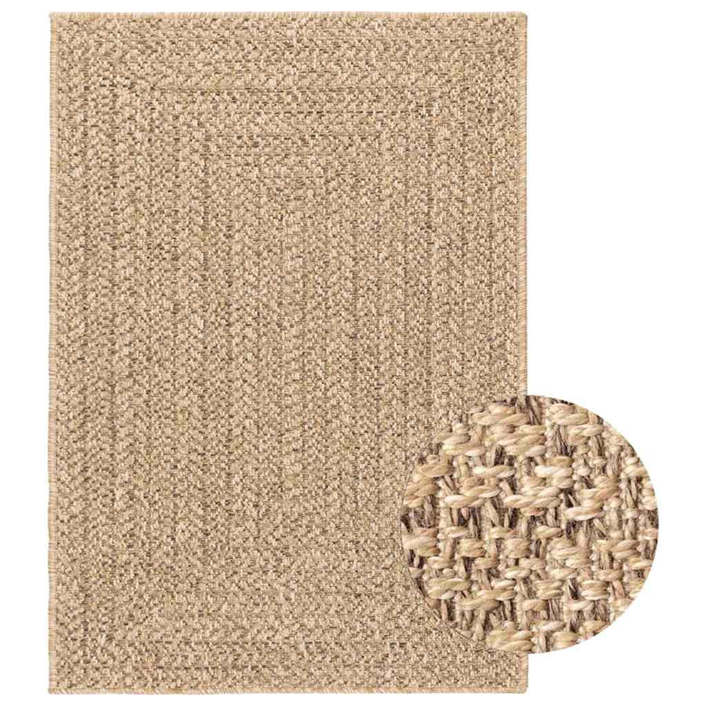 Vidaxl tapis zizur à l'intérieur et à l'extérieur de 160x230 cm de jute
