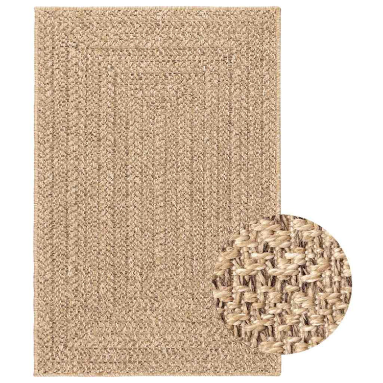Vidaxl tapis zizur à l'intérieur et à l'extérieur de 200x290 cm de jute