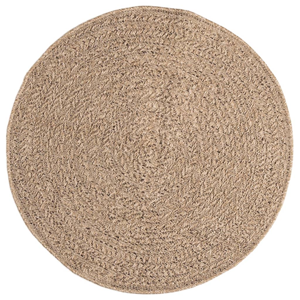 Vidaxl tapis zizur à l'intérieur et à l'extérieur de 90 cm de jute de jute