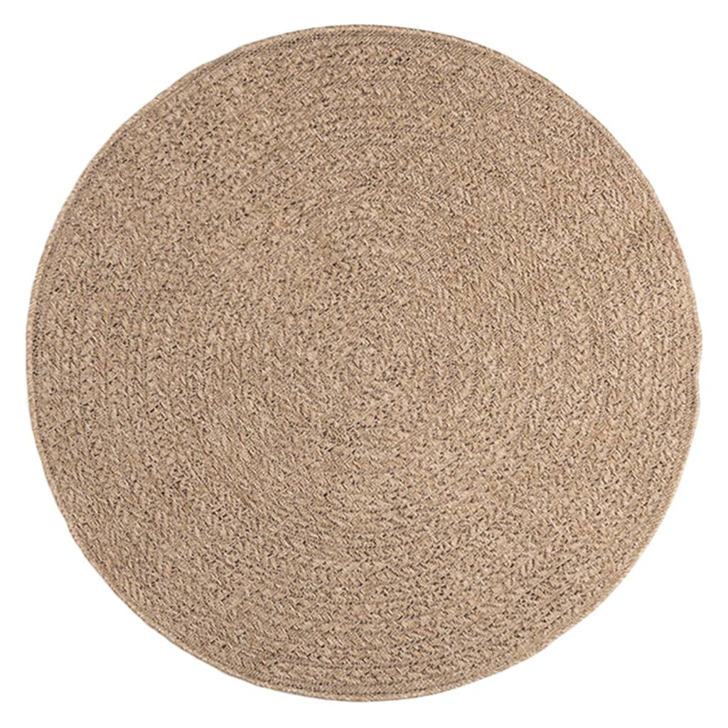 Vidaxl tapis zizur à l'intérieur et à l'extérieur de 120 cm de jute de jute