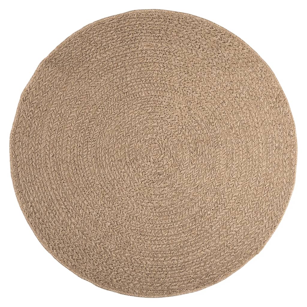 Vidaxl tapis zizur à l'intérieur et à l'extérieur de 160 cm de jute de jute