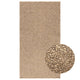 VidaXL tapis zizur intérieur et extérieur 80x150 cm aspect jute