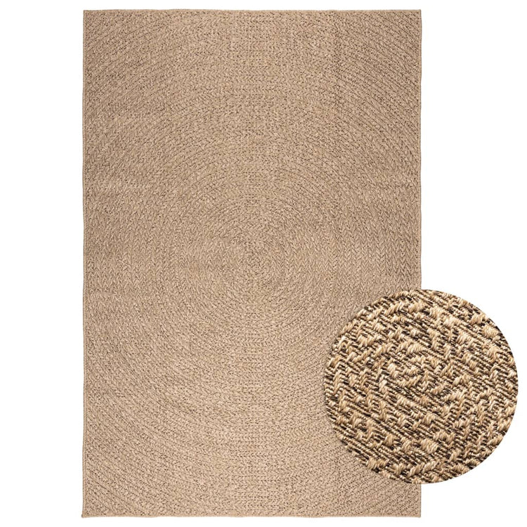 Vidaxl tapis zizur à l'intérieur et à l'extérieur de 160x230 cm de jute