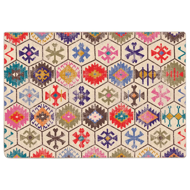 Vidaxl tapis lavable anti-glip 160x230 cm multicolore