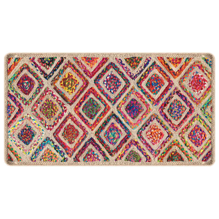 Vidaxl tapis lavable anti-glip 80x150 cm multicolore