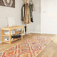 Vidaxl tapis lavable anti-glip 80x300 cm multicolore
