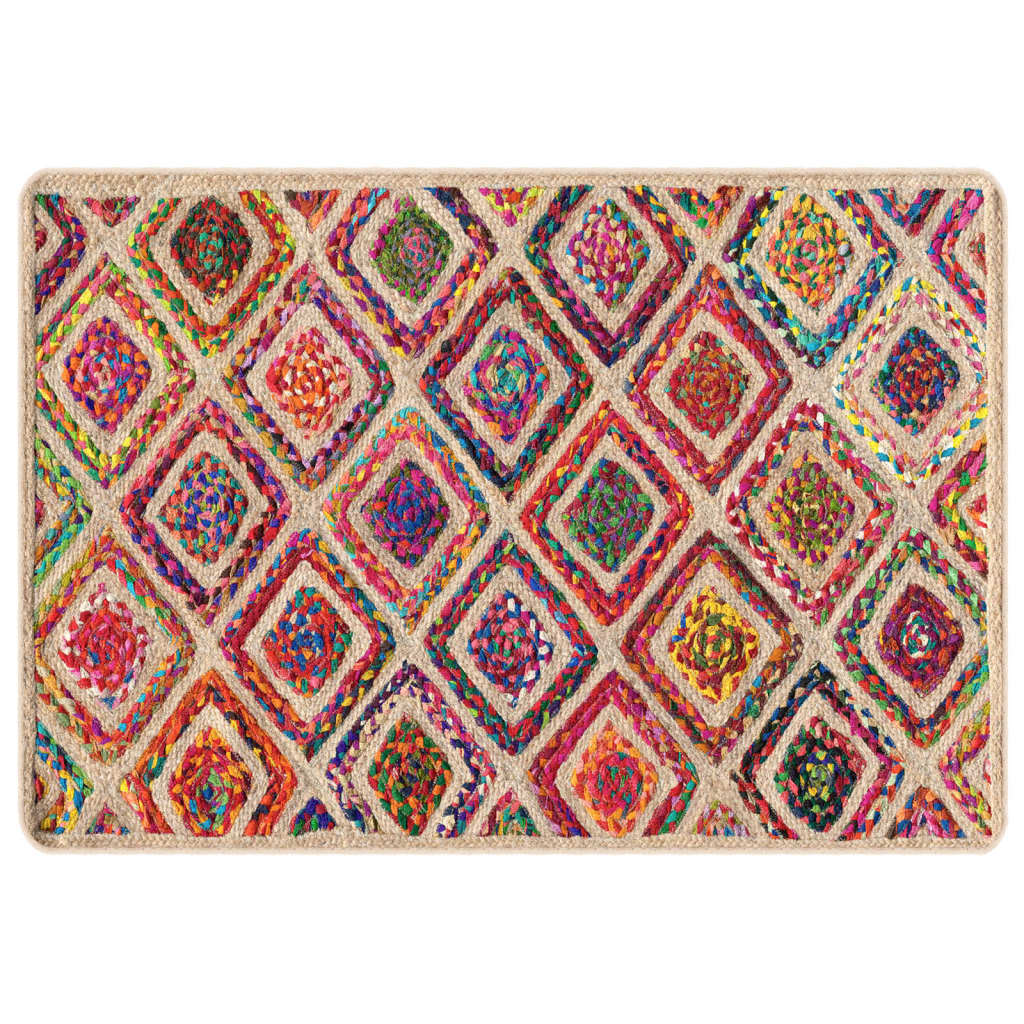 Vidaxl tapis lavable anti-glip 160x230 cm multicolore